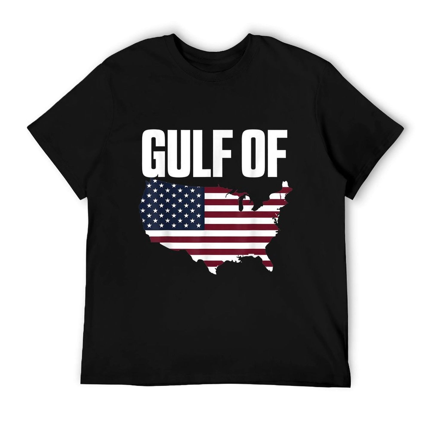Gulf of United States of America Ribbed Collar T-Shirt