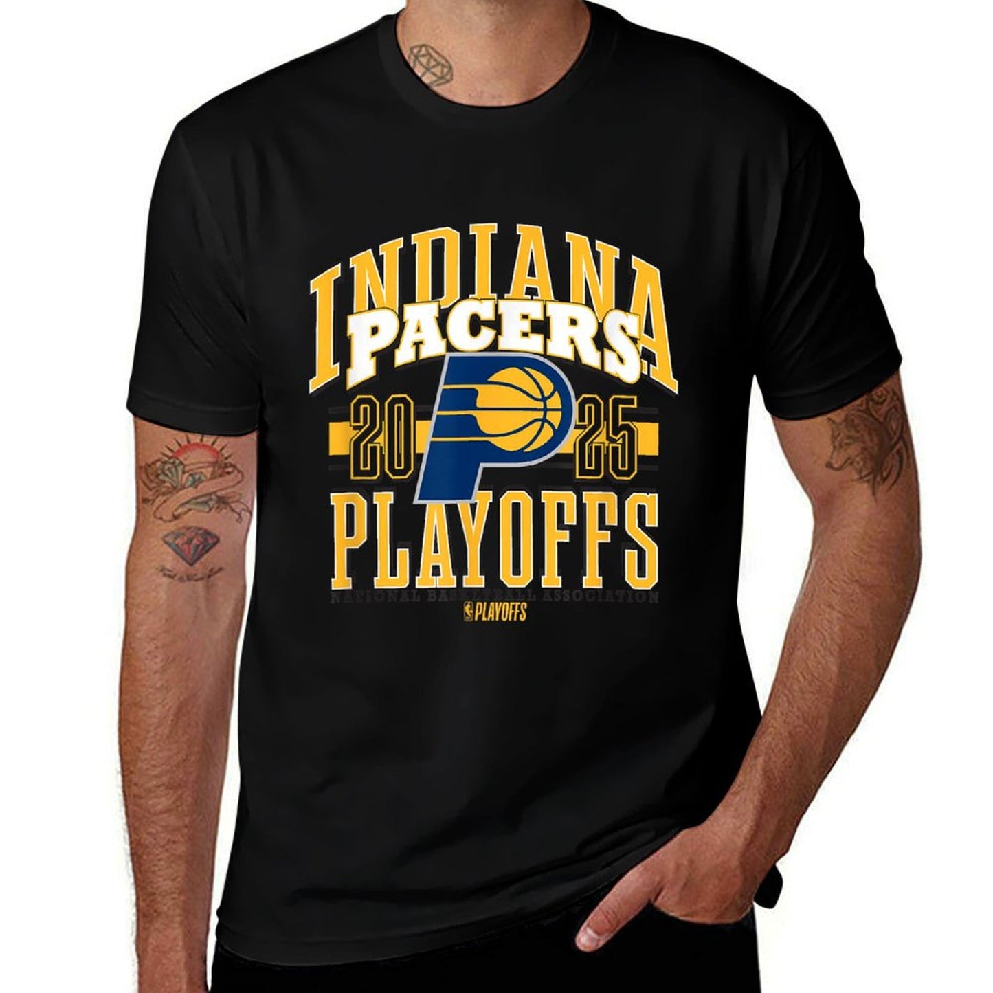 NBA Official Indiana Pacers 2025 Playoffs Showtime Odor-resistant T-Shirt