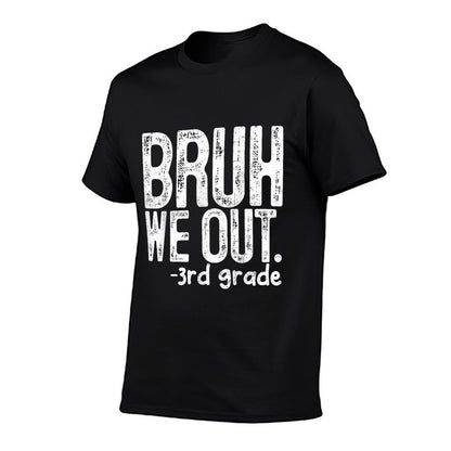 Bruh We Out 3rd Grade Last Day Of School Teachers Boys Kids  Lightweight T-Shirt