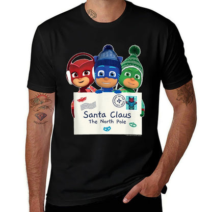 PJ Masks Christmas Letter To Santa Claus Holiday Hero Crew  Classic T-Shirt