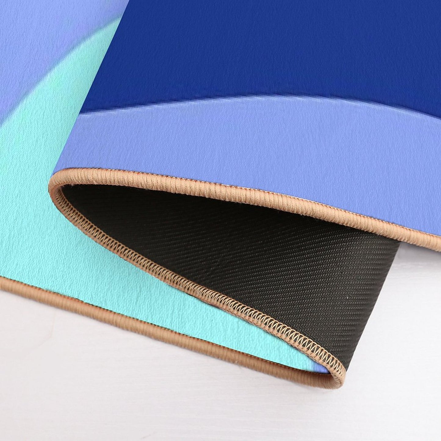 Retro Waves 1  Repositionable Bath Mat