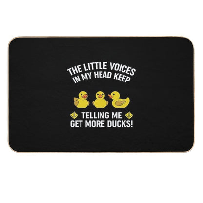 Funny Rubber Duck Quack Duck  Toxin-Free Bath Mat
