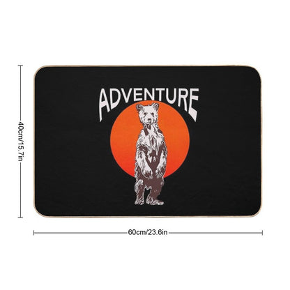 Adventure Bear  Rapid-Drying Bath Mat