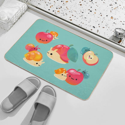 Apple Snail  Easy Maintenance Bath Mat