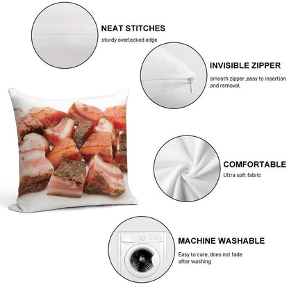 Italian Guanciale Soft Luxury Feel Throw Pillow