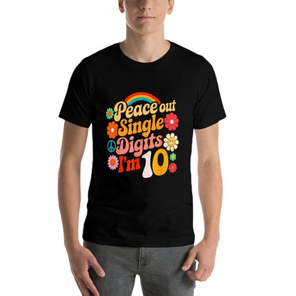 10th Birthday Girl I'm Double Digits 10 Year Old Birthday  Odor-resistant T-Shirt