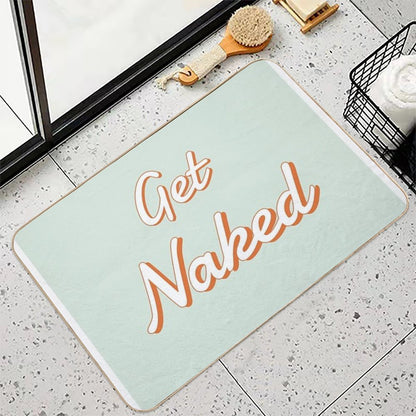 Get Naked Bathroom Art  Anti-Trip Bath Mat