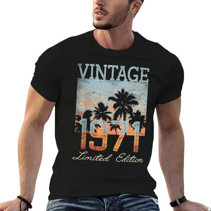 Vintage 1971 Limited Edition 54th Birthday 54 Year Old Gifts  Eco-friendly Material T-Shirt