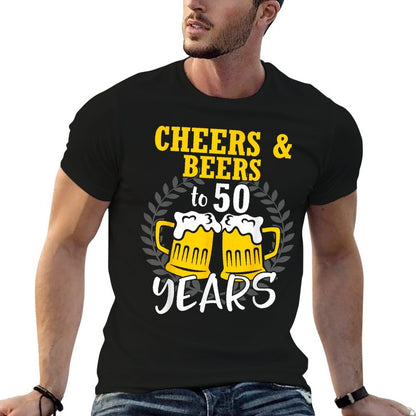 Cheers And Beers To 50 Years 50th Birthday  Breathable T-Shirt