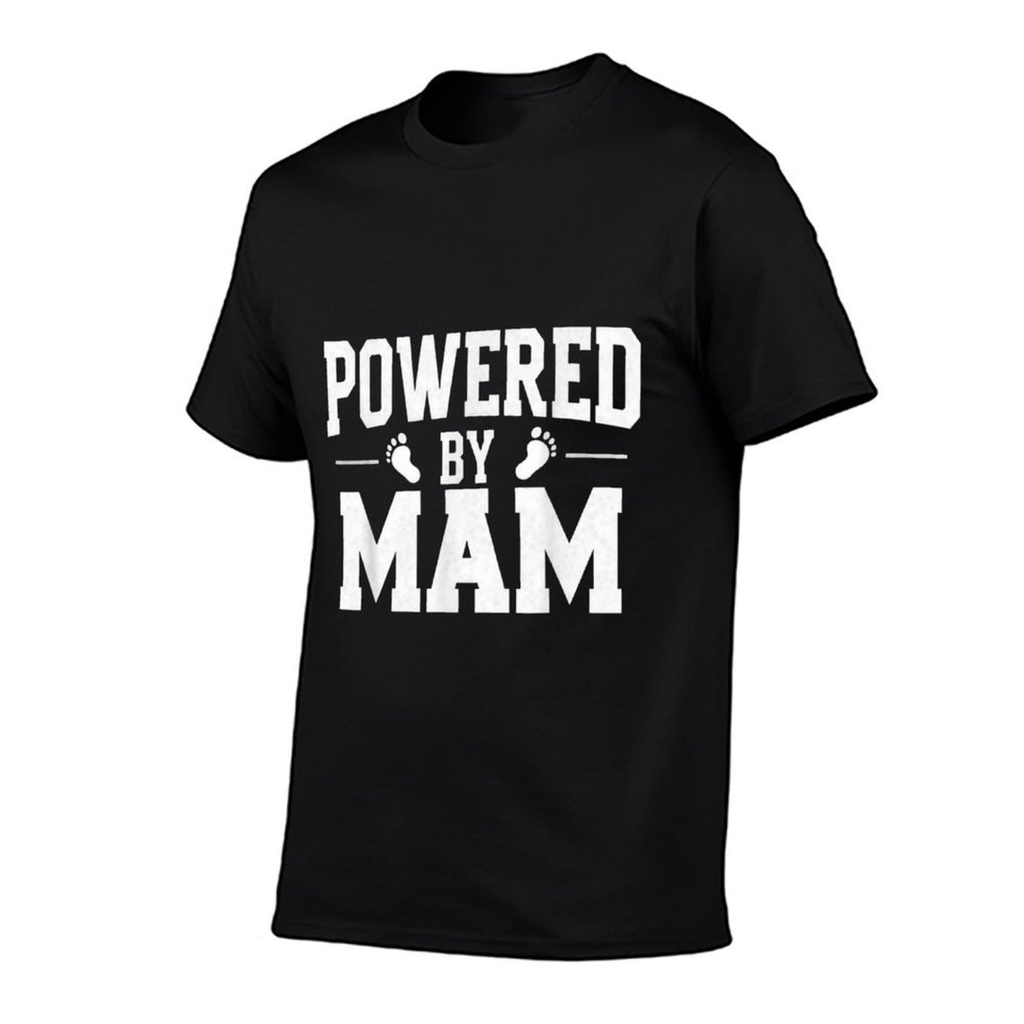 Powered By Mam Cute Mammy Mother's Day Lover  Moisture-wicking T-Shirt