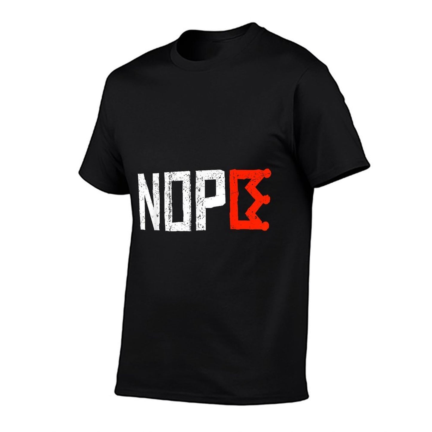 No Kings Nope Protest Sign Horizontal  Summer-ready Fabric T-Shirt