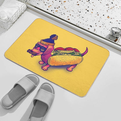 The Chicago Dog  Odorless Bath Mat