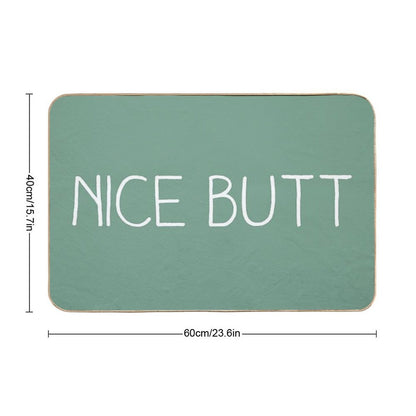 NICE BUTT  Repositionable Bath Mat
