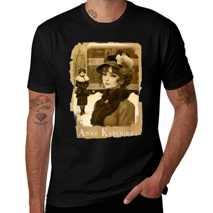 Anna Karenina Leo Tolstoy  Oversized Silhouette T-Shirt
