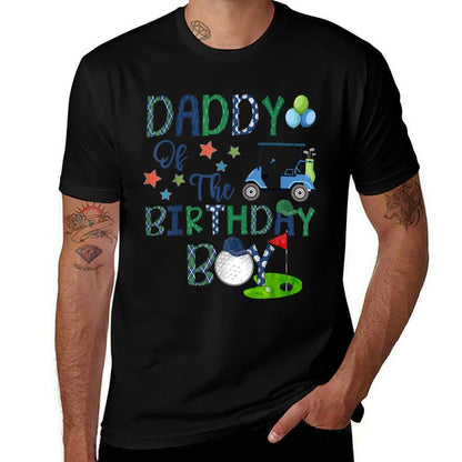 Daddy Of The Birthday Boy Hole In One Golf Lover  Eco-friendly Material T-Shirt