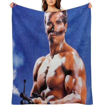 Arnold Schwarzenegger Plush Throw Blanket