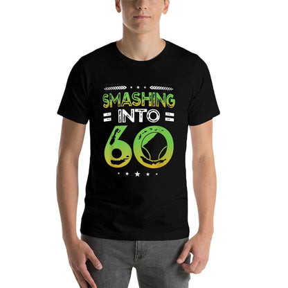 Smashing Into 60 Years Tennis Lover 60th Birthday  Classic T-Shirt