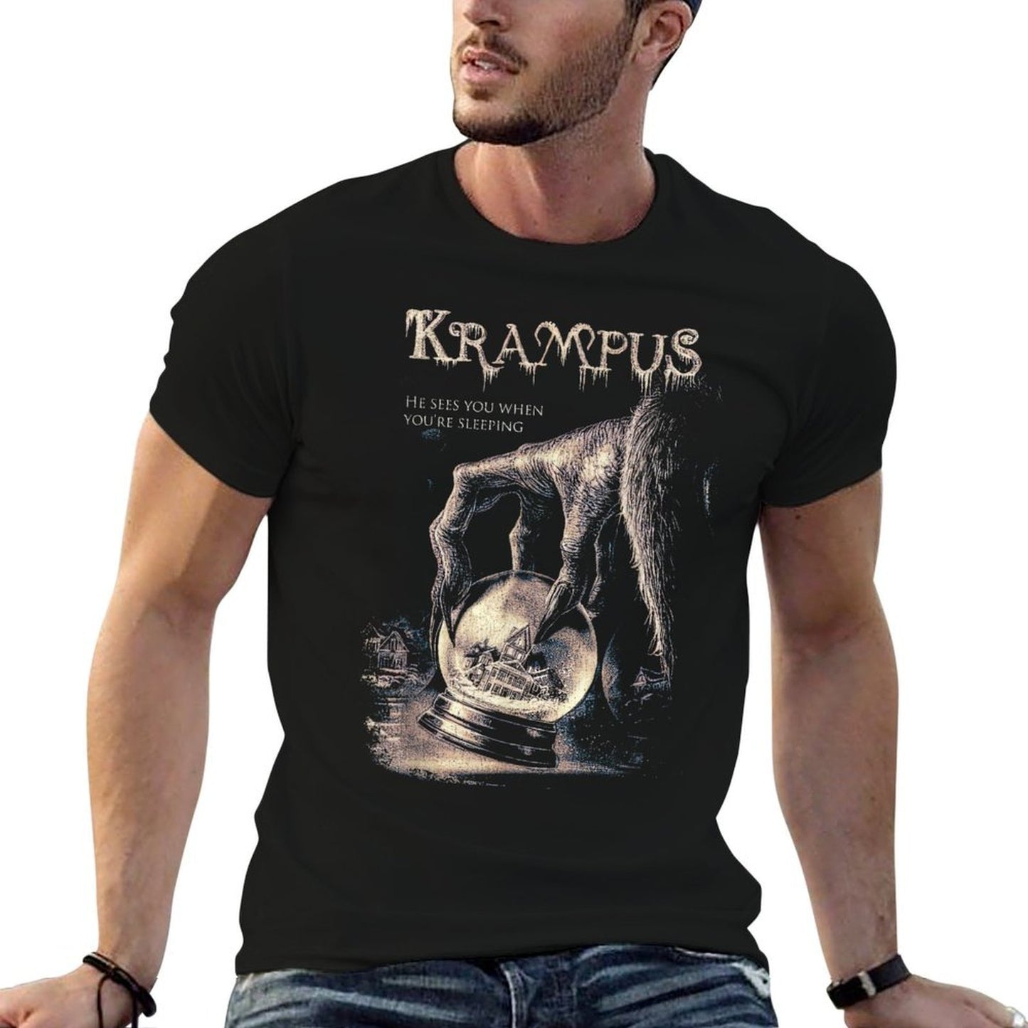 Krampusnacht Christmas Monster Krampus Lover Festive Horror  Vintage-inspired T-Shirt