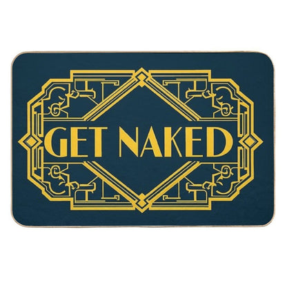 Get Naked - Fun Bathroom  Easy Maintenance Bath Mat