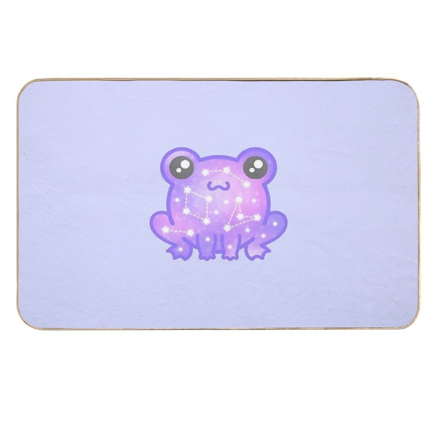 Galaxy Frog  Anti-Trip Bath Mat