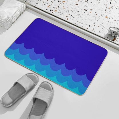 Blue Ocean  Stain-Proof Bath Mat