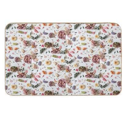 ROSE PETALMILK  Slip-Resistant Bath Mat