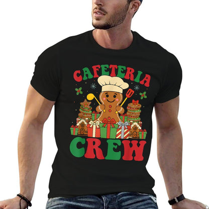 Cafeteria Crew Gingerbread Lunch Lady Worker Xmas Women  Quick-drying T-Shirt