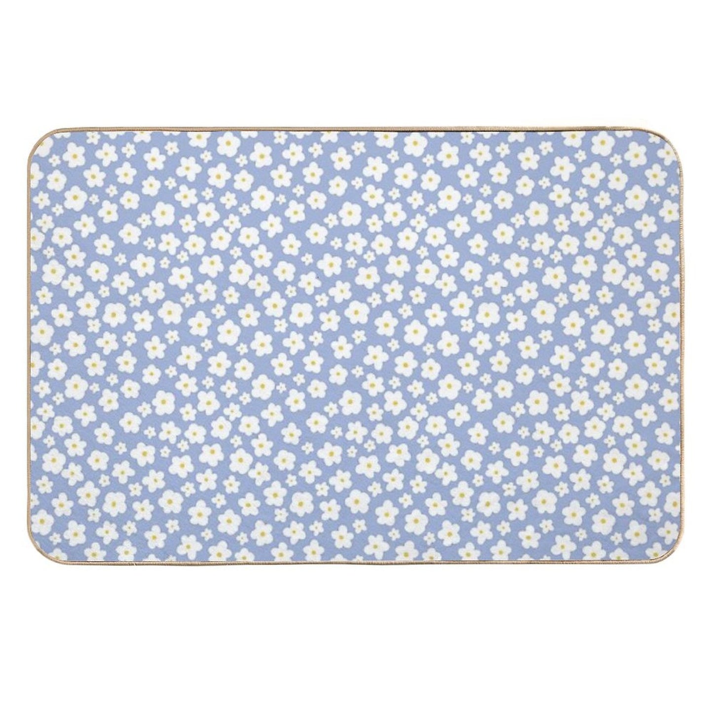 Cute Spring Summer Flowers  Rapid-Drying Bath Mat