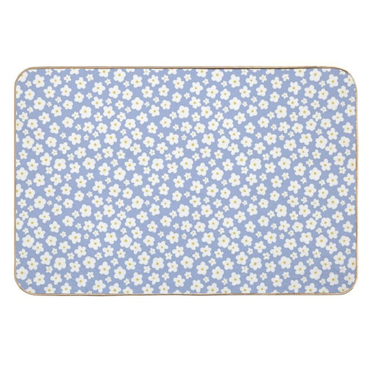 Cute Spring Summer Flowers  Rapid-Drying Bath Mat