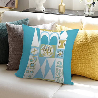 It's A Small World! Soft Bedroom Essential Throw Pillow