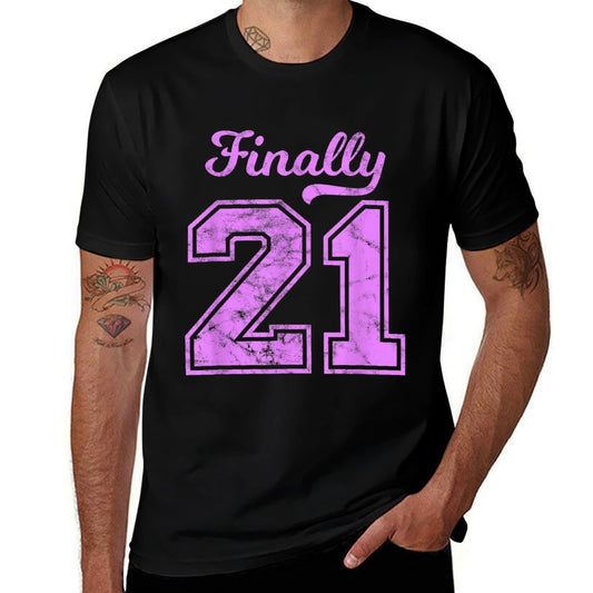 21st Birthday Boy Girl Born 2001 21st Birthday  Easy-care T-Shirt