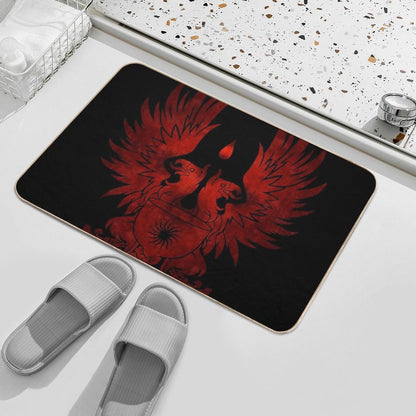 Dragon Age Grey Warden Red  Toxin-Free Bath Mat