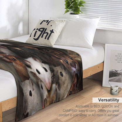 Mice Lightweight Throw Blanket