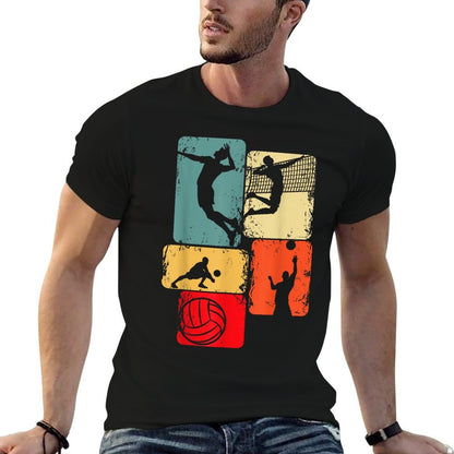 Volleyball Boys Men Youth  Vintage-inspired T-Shirt