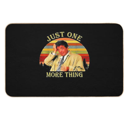 Music Vintage Just One More Thing Columbo Gift Music Fans  Easy Maintenance Bath Mat