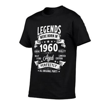 Vintage 1960 65 Year Old Gifts For Men Women 65th Birthday  Polyester Blend T-Shirt