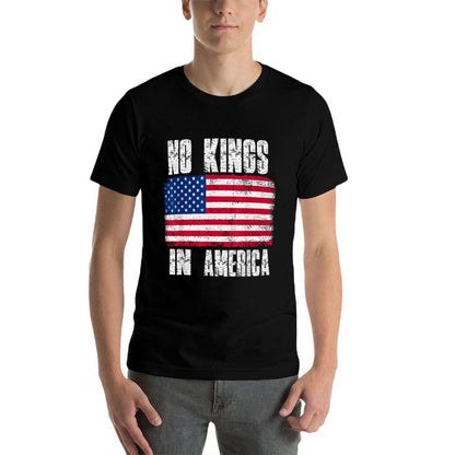 No Kings In America Since 1776 USA  Relaxed-fit T-Shirt
