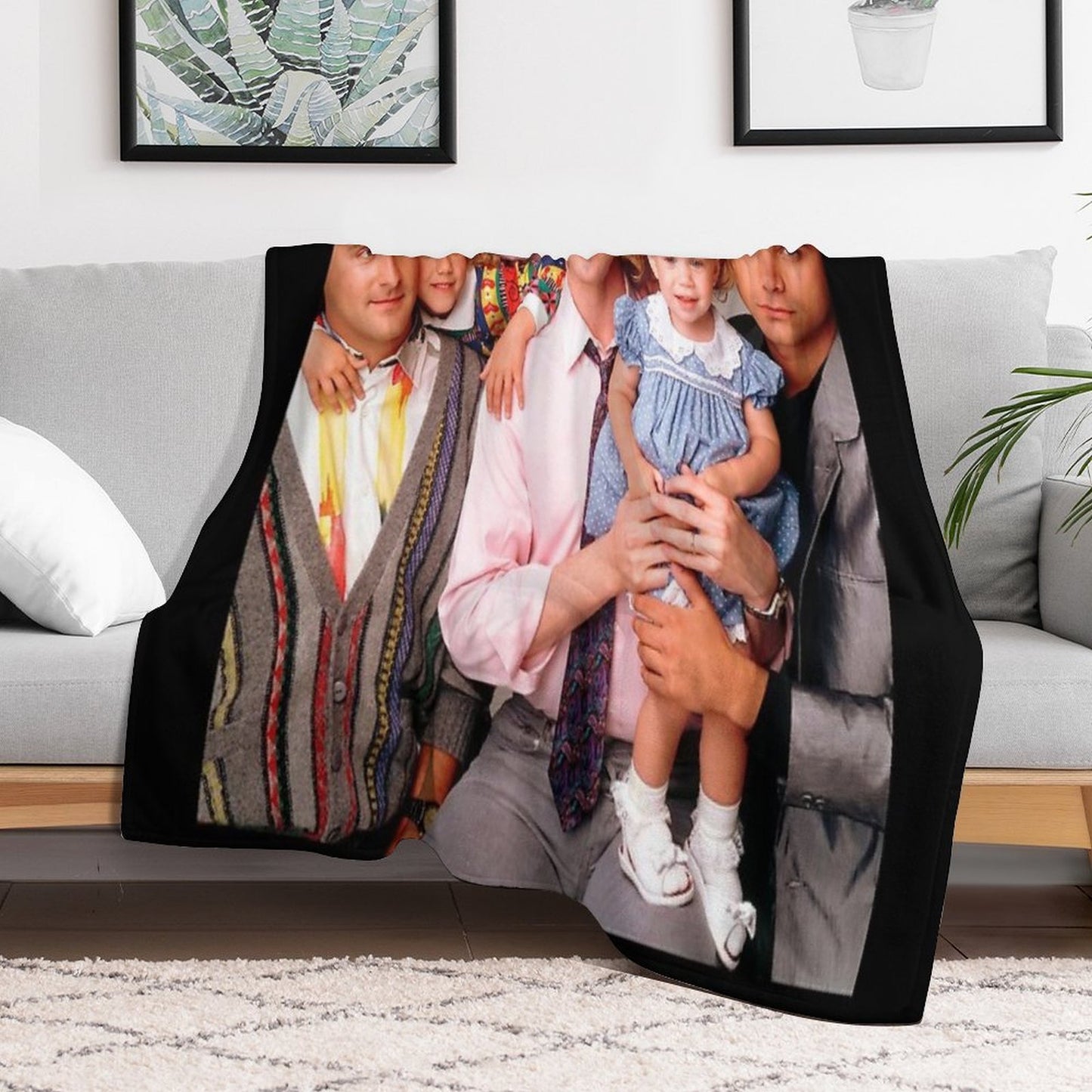 Full House Drama Movie Family ALB49 Machine-washable Throw Blanket