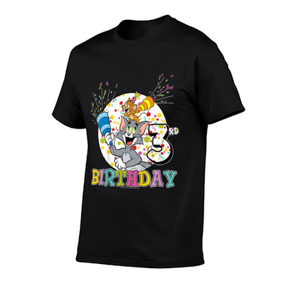 Tom And Jerry 3rd Birthday Portrait  Soft T-Shirt