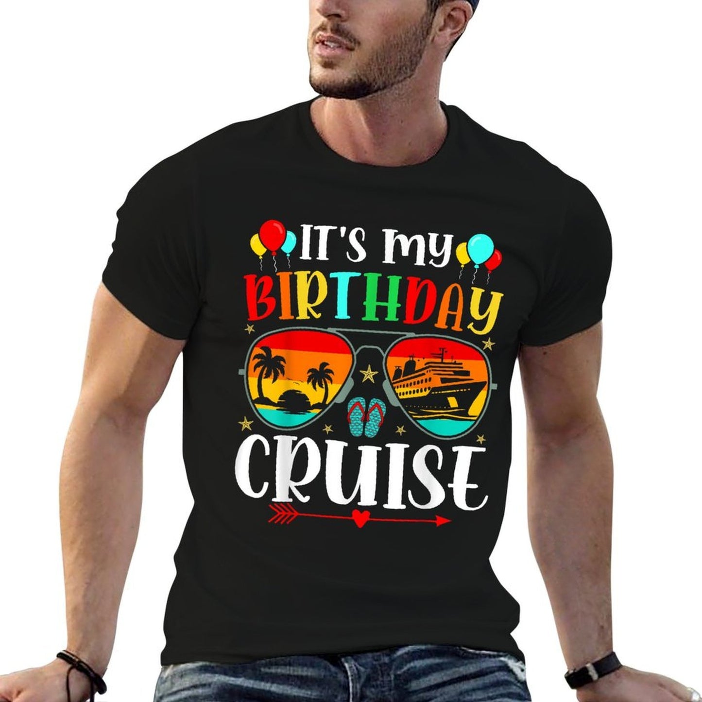 Family Birthday Cruising Sunglasses It's My Birthday Cruise  Odor-resistant T-Shirt
