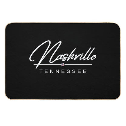 Nashville Tennessee USA Music  Easy To Clean Bath Mat