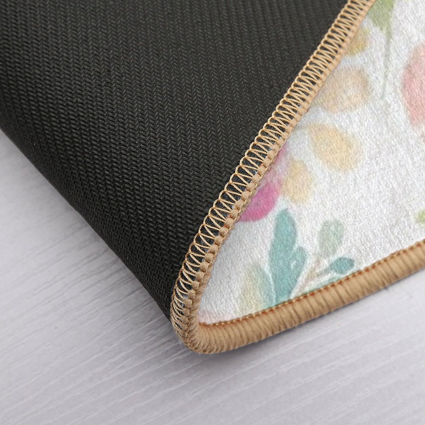 Peony Floral Print  Eco-Friendly Bath Mat