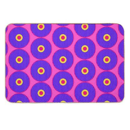 African Inspired Print  Slip-Resistant Bath Mat