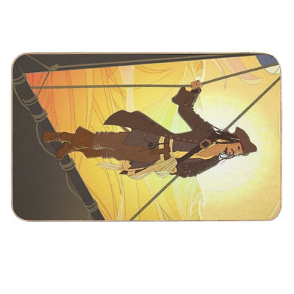 The Best Pirate You've Ever Seen  Fade-Resistant Bath Mat