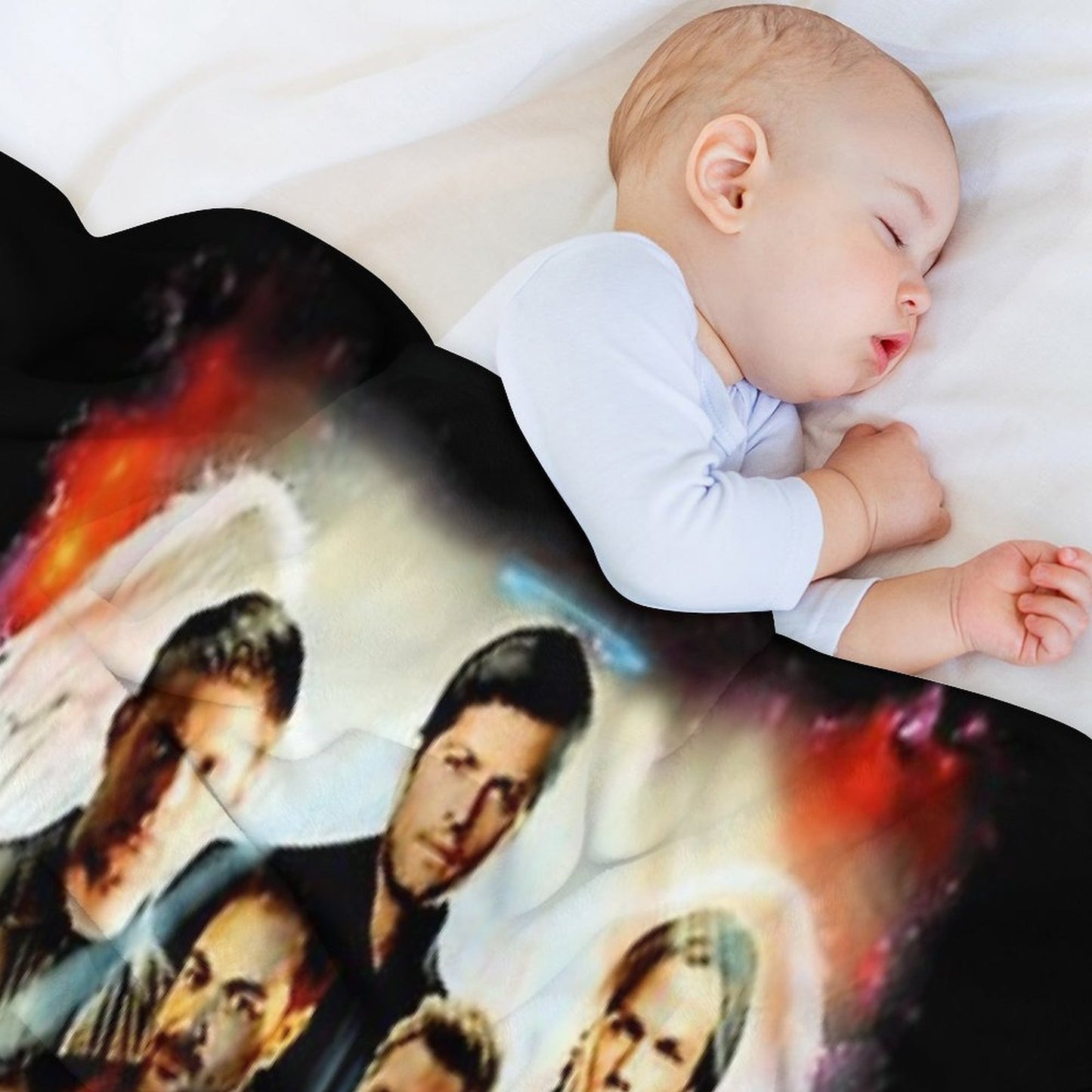 Supernatural Characters Machine-washable Throw Blanket