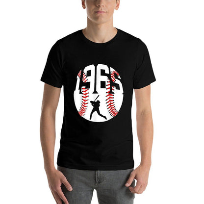 1965 BASEBALL 60TH BIRTHDAY  Trendy Pattern T-Shirt