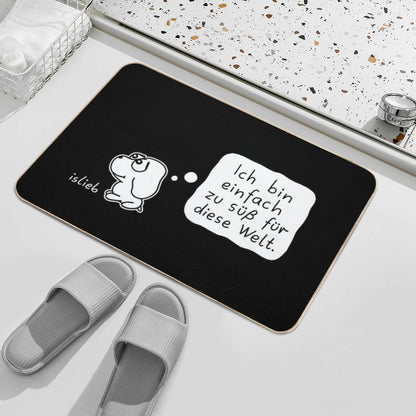 Too Sweet for The World  Stain-Proof Bath Mat