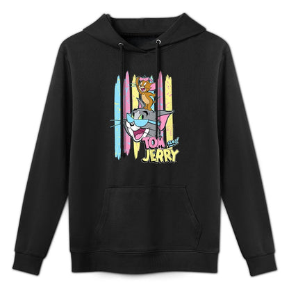 Kids Tom And Jerry 90s Theme Background Customizable Surface Hoodie