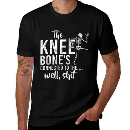 The Knee Bone's Connected To The Well, Shit Amputee Gifts  Moisture-wicking T-Shirt