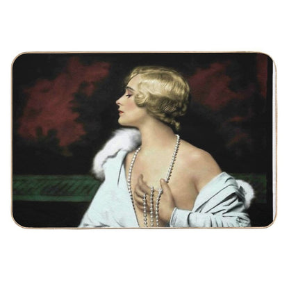 FLAPPER WORLD  Vintage 1921 Fashion Magazine Advertising Print  Easy Maintenance Bath Mat